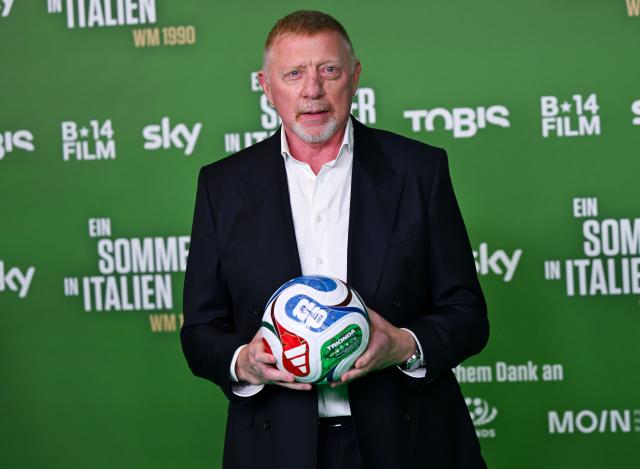 16 March 2026, Bavaria, Munich: Former German tennis player Boris Becker attends the premiere of the documentary "A Summer in Italy - 1990 World Cup" at the Mathaeser Filmpalast. Photo: Sven Hoppe/dpa