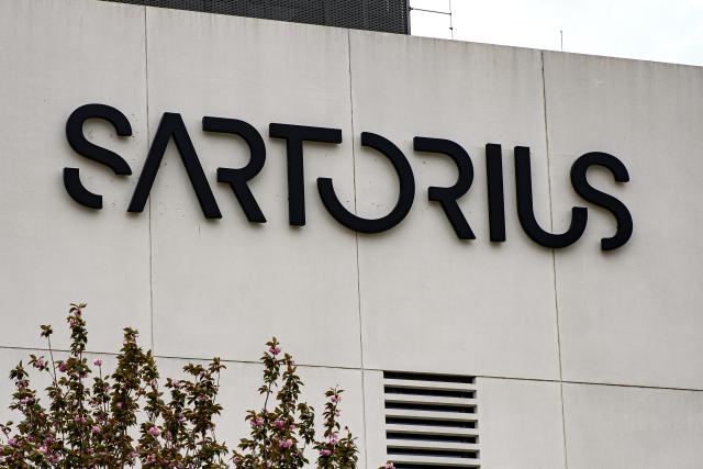 FILED - 12 May 2021, Lower Saxony, Goettingen: The Sartorius AG logo can be seen on the company's building. Photo: Swen Pförtner/dpa