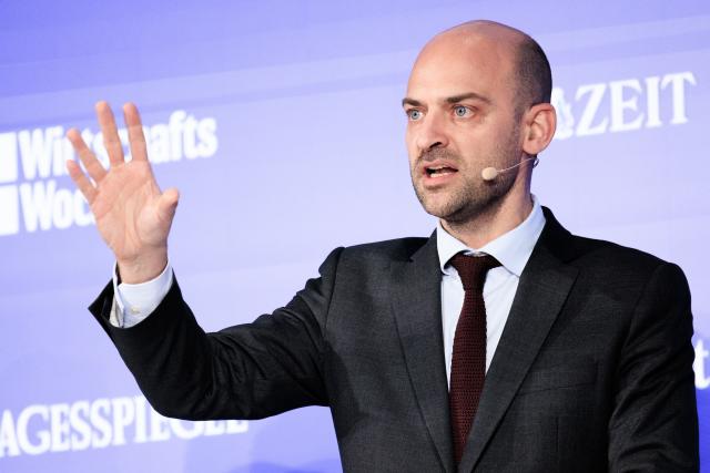 17 March 2026, Berlin: French Foreign Minister Jean-Noel Barrot speaks at the "Europe 2026" conference organized by "Die Zeit", "Handelsblatt", "Tagesspiegel" and "Wirtschaftswoche" newspapers on the Franco-German view of Europe's sovereignty. Photo: Carsten Koall/dpa