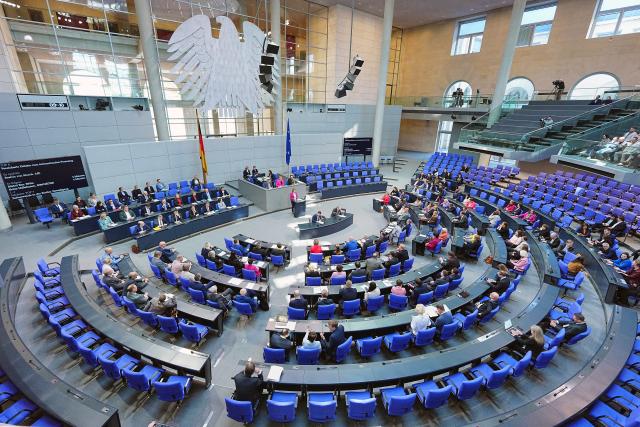 19 March 2026, Berlin: Beatrix von Storch (C) speaks in the plenary chamber of the German Bundestag during a session. Photo: Michael Kappeler/dpa