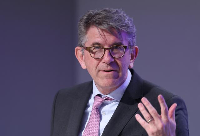 19 March 2026, Saxony, Leipzig: German Minister of State for Culture Wolfram Weimer speaks at a panel discussion at the German National Library in Leipzig on media, democracy, and history during the Leipzig Book Fair. Photo: Jan Woitas/dpa