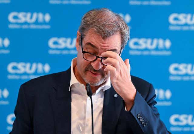 23 March 2026, Bavaria, Munich: Markus Soeder, Minister-President of Bavaria, attends a press conference at the Christian Social Union (CSU) state leadership after the party's executive committee. Photo: Sven Hoppe/dpa
