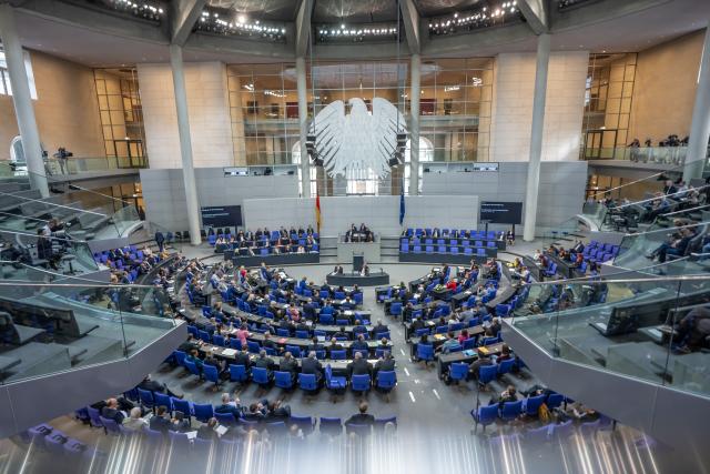 25 March 2026, Berlin: German Chancellor Friedrich Merz speaks during the government questioning in the plenary session of the German Parliament (Bundestag) in Berlin. Photo: Michael Kappeler/dpa