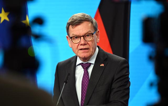 25 March 2026, Berlin: German Foreign Minister Johann Wadephul speaks speaks during a joint press conference with Tunisian Foreign Minister Mohamed Ali Nafti, at the Federal Foreign Office in Berlin. Photo: Lilli Förter/dpa