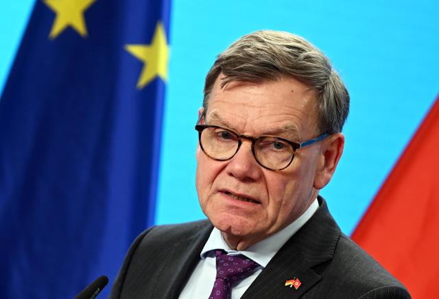 25 March 2026, Berlin: German Foreign Minister Johann Wadephul speaks speaks during a joint press conference with Tunisian Foreign Minister Mohamed Ali Nafti, at the Federal Foreign Office in Berlin. Photo: Lilli Förter/dpa