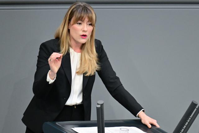 FILED - 27 February 2026, Berlin: Member of the German Bundestag Clara Buenger speaks during the 60th session of the 21st German Bundestag. Photo: Sebastian Christoph Gollnow/dpa