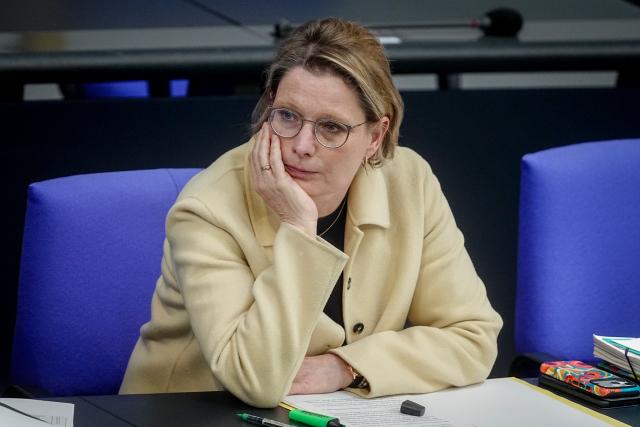26 March 2026, Berlin: German Minister of Justice and Consumer Protection Stefanie Hubig attends the plenary session of the German Bundestag. Photo: Kay Nietfeld/dpa
