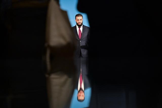 30 March 2026, Berlin: Syria's interim president Ahmed al-Sharaa attends a German-Syrian economic roundtable at the Federal Foreign Office in Berlin. Photo: Sebastian Christoph Gollnow/dpa
