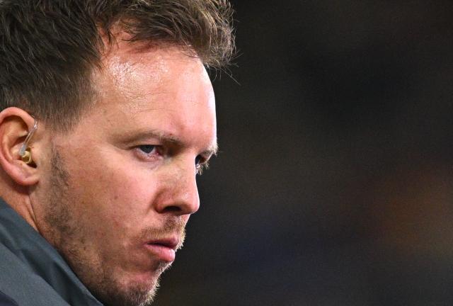 30 March 2026, Baden-Wuerttemberg, Stuttgart: Germany National team coach Julian Nagelsmann pictured prior to the start of the International Friendly soccer match between Germany and Ghana at MHP Arena. Photo: Tom Weller/dpa - WICHTIGER HINWEIS: Gemäß den Vorgaben der DFL Deutsche Fußball Liga bzw. des DFB Deutscher Fußball-Bund ist es untersagt, in dem Stadion und/oder vom Spiel angefertigte Fotoaufnahmen in Form von Sequenzbildern und/oder videoähnlichen Fotostrecken zu verwerten bzw. verwerten zu lassen.