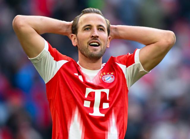 FILED - 21 March 2026, Bavaria, Munich: Bayern Munich's Harry Kane gestures during the German Bundesliga soccer match between Bayern Munich and 1. FC Union Berlin at Allianz Arena. Photo: Sven Hoppe/dpa