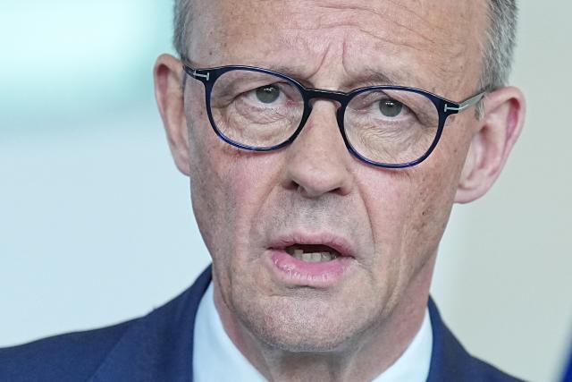 09 April 2026, Berlin: German Chancellor Friedrich Merz gives a press conference on the current international and national situation at the Federal Chancellery in Berlin. Photo: Michael Kappeler/dpa