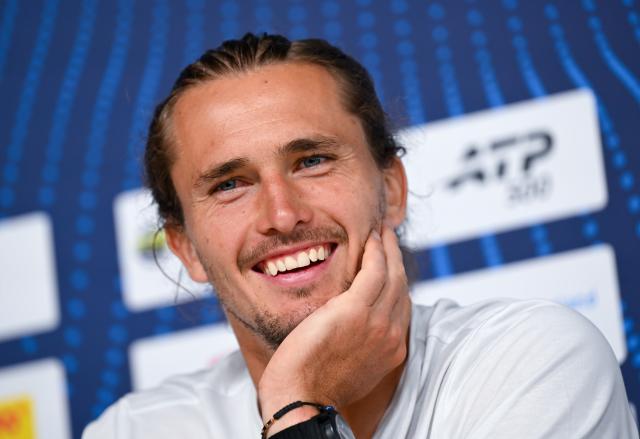 13 April 2026, Bavaria, Munich: Alexander Zverev of Germany takes part in a press conference during the ATP Tour tennis tournament. Photo: Sven Hoppe/dpa