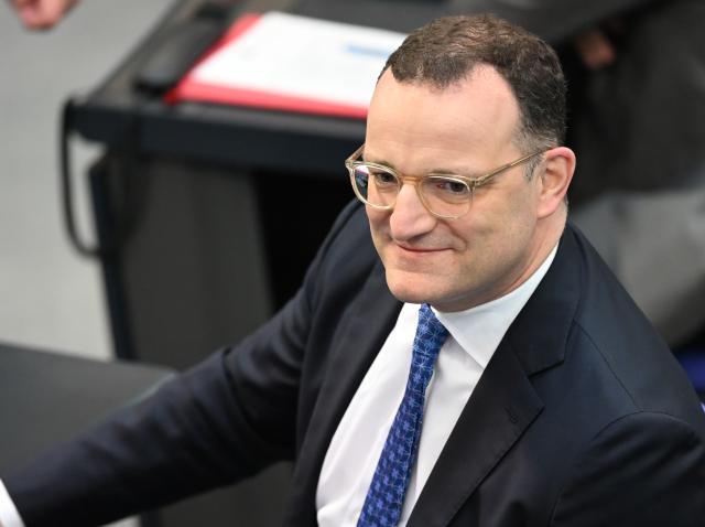17 April 2026, Berlin: Jens Spahn, CDU/CSU parliamentary group leader in the Bundestag, takes part in a meeting in the plenary chamber of the Bundestag. Photo: Markus Lenhardt/dpa