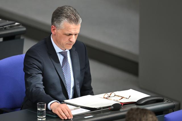22 April 2026, Berlin: Thorsten Frei, Head of the German Chancellery and German Minister for Special Tasks, speaks during government questioning in the plenary session of the German Parliament (Bundestag). Photo: Markus Lenhardt/dpa