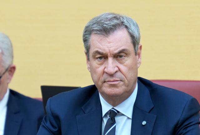 23 April 2026, Bavaria, Munich: Markus Soeder,  Minister President of Bavaria, takes part in the plenary session of the Bavarian State Parliament. Photo: Malin Wunderlich/dpa