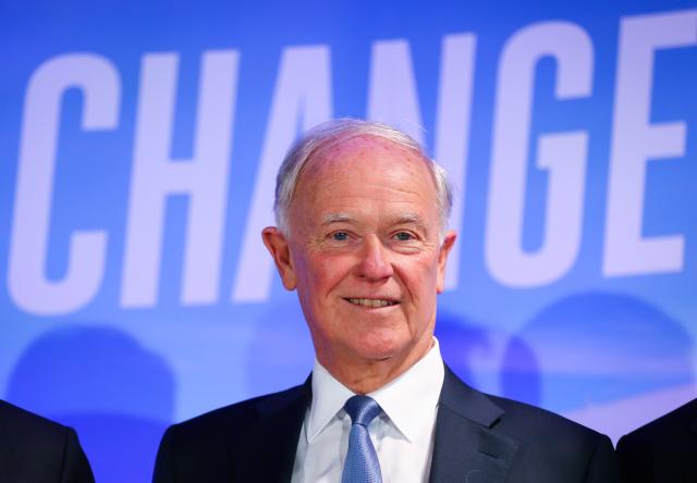 FILED - 11 April 2018, Hamburg: Tim Clark, President of the Emirates airline, is pictured before a press tour of an Emirates Boeing 777 at Hamburg Airport. Photo: Christian Charisius/dpa