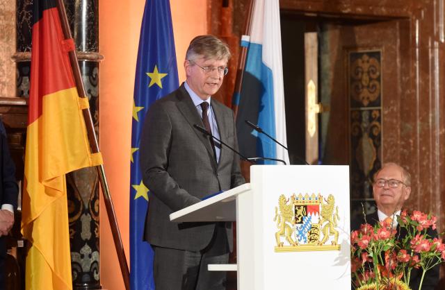FILED - 15 February 2020, Bavaria, Munich: Jean-Pierre Lacroix, Deputy United Nations Secretary-General Guterres, speaks after the presentation of the Ewald von Kleist Prize to the United Nations (UN) at the traditional dinner for the participants of the 56th Munich Security Conference at the Kaisersaal of the Munich Residence. Lebanon wants UN peacekeepers to maintain a presence in the country next year after their current mandate runs out, UN officials said on Thursday. Photo: Felix Hörhager/dpa