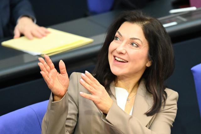 24 April 2026, Berlin: Katherina Reiche, German Minister for Economic Affairs and Energy, attends the plenary session of the German Parliament (Bundestag) in Berlin. Photo: Markus Lenhardt/dpa