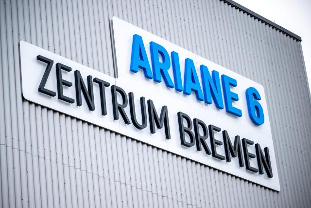 FILED - 24 April 2026, Bremen: The Ariane 6 Center of ArianeGroup in Bremen. Photo: Sina Schuldt/dpa