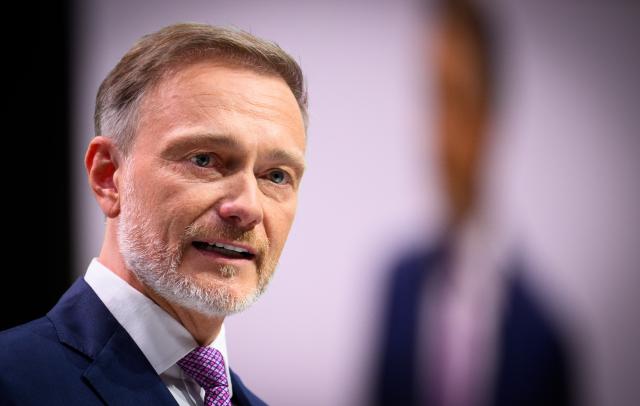 FILED - 16 May 2025, Berlin: Former federal chairman of the Free Democratic Party (FDP) Christian Lindner speaks at the FDP's 76th Regular Federal Party Convention. Photo: Bernd von Jutrczenka/dpa