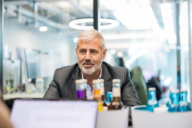 FILED - 22 April 2026, Berlin: FILE PHOTO - Stefan Klebert, chief executive officer of GEA Group Aktiengesellschaft, speaks to Deutsche Presse-Agentur (dpa) in the newsroom. Photo: Christoph Soeder/dpa