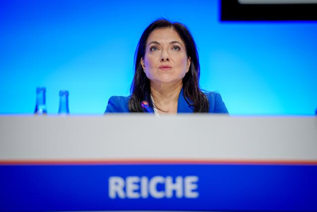 04 May 2026, Berlin: Katherina Reiche, German Minister for Economic Affairs and Energy, takes part in the Economic Day of the Christian Democratic Union (CDU)Economic Council in Berlin. Photo: Kay Nietfeld/dpa