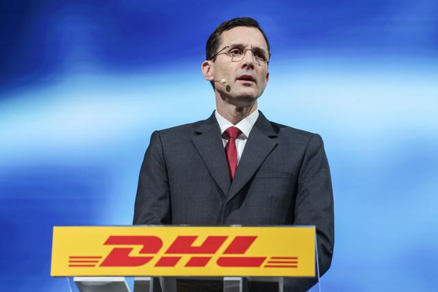 FILED - 05 March 2026, North Rhine-Westphalia, Troisdorf: CEO of the DHL Group Tobias Meyer speaks at the annual results press conference for the 2025 fiscal year. Photo: Oliver Berg/dpa