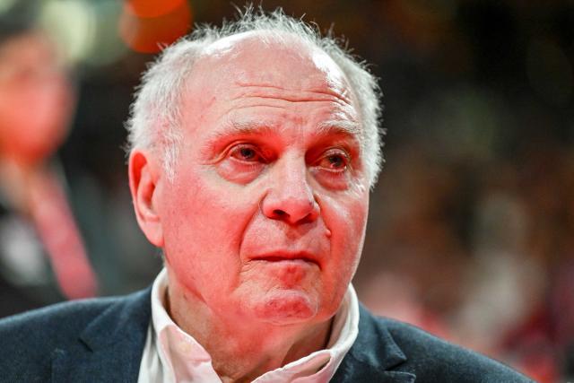 FILED - 02 November 2025, Bavaria, Munich: FC Bayern Munich Honorary President Uli Hoeness attends the club's annual General Meeting. Photo: Harry Langer/dpa