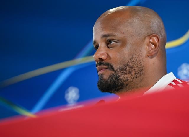 05 May 2026, Bavaria, Munich: Bayern Munich coach Vincent Kompany attends a press conference at Saebener Strasse, ahead of the UEFA Champions League semifinal 2nd leg soccer match against Paris Saint-Germain. Photo: Sven Hoppe/dpa
