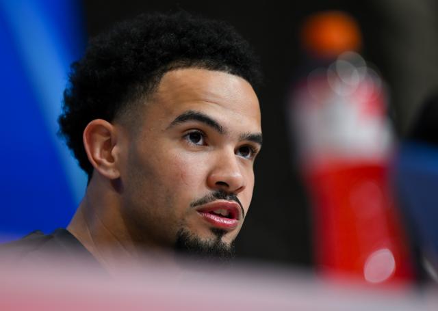 05 May 2026, Bavaria, Munich: Paris Saint-Germain's Warren Zaire-Emery speaks during the team's press conference ahead of the UEFA Champions League semi-final second leg soccer m
atch against Bayern Munich. Photo: Sven Hoppe/dpa