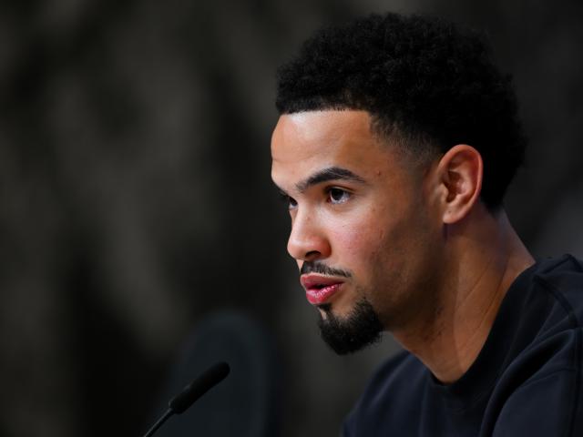 05 May 2026, Bavaria, Munich: Paris Saint-Germain's Warren Zaire-Emery speaks during the team's press conference ahead of the UEFA Champions League semi-final second leg soccer m
atch against Bayern Munich. Photo: Sven Hoppe/dpa