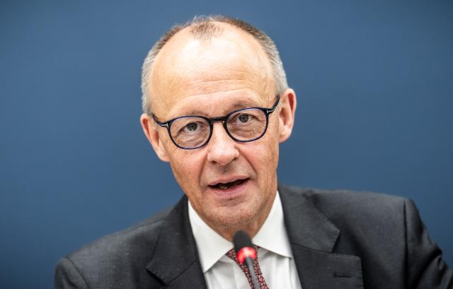 18 May 2026, Berlin: German Chancellor Friedrich Merz speaks at the beginning Christian Democratic Union (CDU) Federal Executive Committee meeting at the CDU headquarters, the Konrad Adenauer House. Photo: Michael Kappeler/dpa