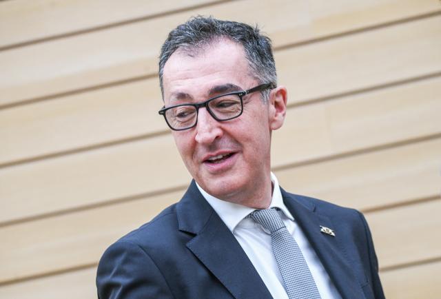 20 May 2026, Baden-Württemberg, Stuttgart: Cem Oezdemir, Minister President of Baden-Wuerttemberg, delivers his first government statement at the state parliament, one week after his election. Photo: Jason Tschepljakow/dpa