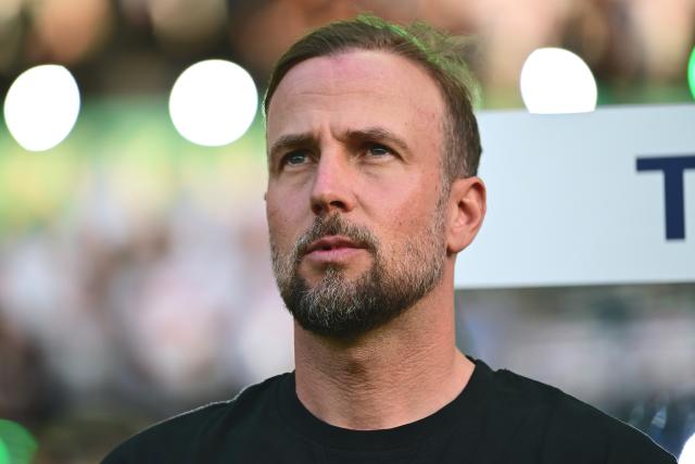 23 May 2026, Berlin: Stuttgart Coach Sebastian Hoeness stands on the touchline during the German DFB Cup Final between Bayern Munich and VfB Stuttgart at the Olympic Stadium in Berlin. Photo: Sebastian Gollnow/dpa
