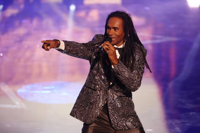 FILED - 19 January 2024, Bavaria, Munich: FILE PHOTO - French singer and dancer Fab Morvan, formerly of the pop duo Milli Vanilli, sings on stage during the Bavarian Film Awards Ceremony. Photo: Karl-Josef Hildenbrand/dpa
