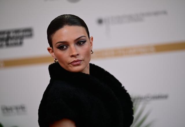 29 May 2026, Berlin: German actress Harriet Herbig-Matten arrives at the Palais am Funkturm for the German Film Awards ceremony. Photo: Sebastian Gollnow/dpa