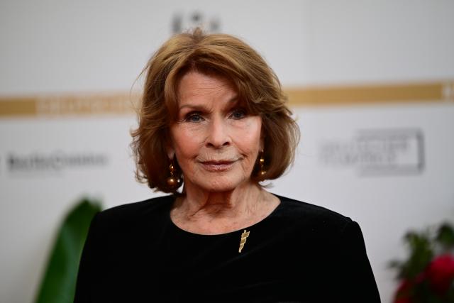 29 May 2026, Berlin: Austrian-German actress Senta Berger arrives at the Palais am Funkturm for the German Film Awards ceremony. Photo: Sebastian Gollnow/dpa