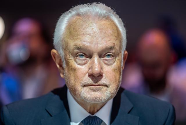 30 May 2026, Berlin: Designated Free Democratic Party (FDP) chairman Wolfgang Kubicki follows speeches during the liberal party's federal convention in Berlin. The delegates gather to elect a new leadership team to restructure the party. Photo: Michael Kappeler/dpa