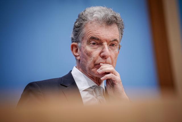 FILED - 12 February 2024, Berlin: FILE PHOTO - Christoph Heusgen, ambassador and Chairman of the Munich Security Conference (MSC), reacts during a press conference in Berlin. Photo: Kay Nietfeld/dpa