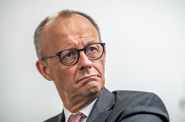 09 June 2026, Berlin: Friedrich Merz, Germany's Chancellor, attends the 'Startsocial 2026' awards ceremony, a nationwide competition designed to promote volunteer social engagement. Photo: Michael Kappeler/dpa