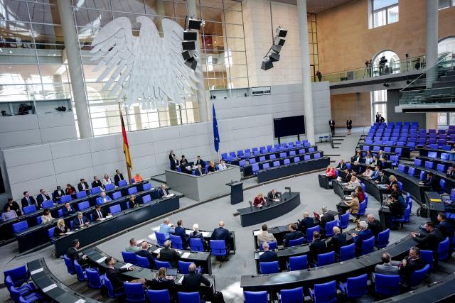 FILED - 21 May 2026, Berlin: FILE PHOTO - Members of the Bundestag meet for their session. Photo: Kay Nietfeld/dpa