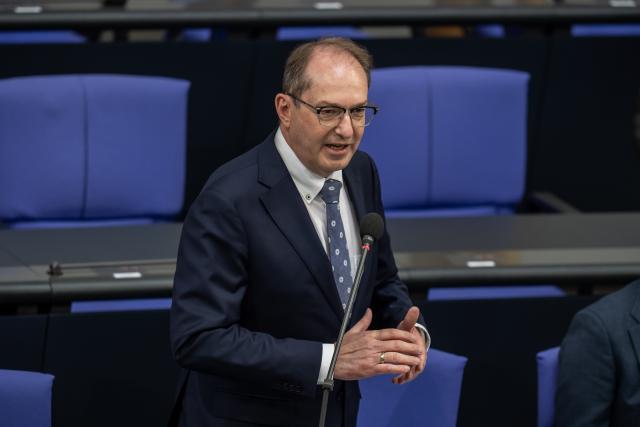 10 June 2026, Berlin: Alexander Dobrindt, German Minister of the Interior, arrives for government questioning in the German Bundestag. Photo: Michael Kappeler/dpa