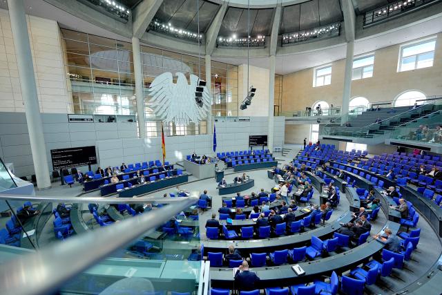 11 June 2026, Berlin: Katherina Reiche, Germany's Minister for Economic Affairs and Energy, speaks during the debate on the Building Energy Act in the plenary chamber of the German Bundestag. Photo: Michael Kappeler/dpa