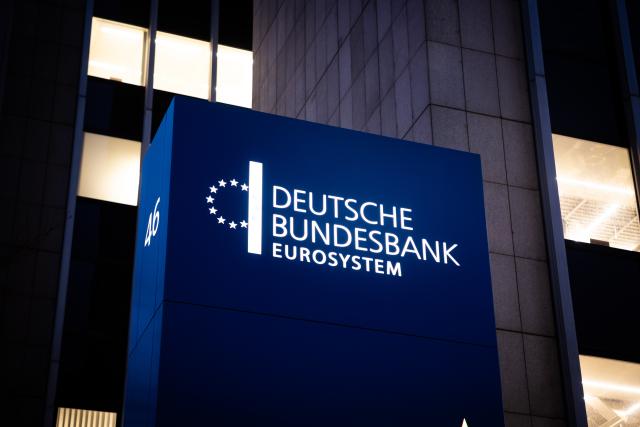 FILED - 19 February 2024, Hesse, Frankfurt_Main: File Photo - A view of the headquarters of the Deutsche Bundesbank, which is currently located at Mainzer Landstrasse 46 due to the renovation of the actual headquarters. Photo: Lando Hass/dpa