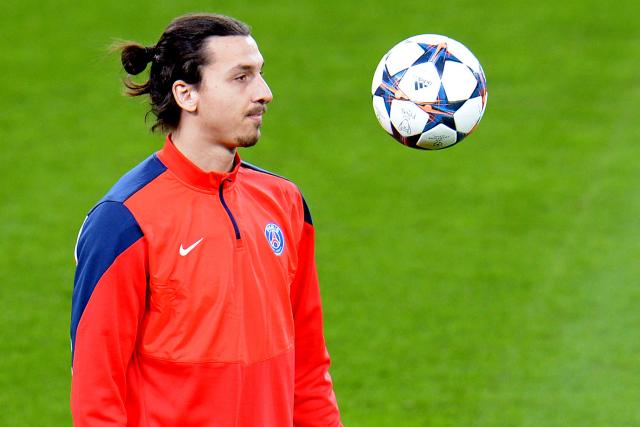 FILED - 17 February 2014, Leverkusen: FILE PHOTO - Swedish footballer Zlatan Ibrahimovic is pictured during a training session in the BayArena. Photo: Federico Gambarini/dpa