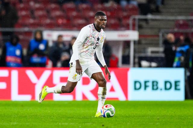 FILED - 30 March 2026, Baden-Wuerttemberg, Stuttgart: FILE PHOTO - Ghana's Thomas Partey in action during the International friendly soccer match between Germany and Ghana at MHPArena. Photo: Tom Weller/dpa