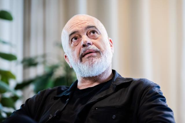 16 June 2026, Berlin: Albanian Prime Minister Edi Rama speaks during an interview with the German Press Agency (dpa). Photo: Christoph Soeder/dpa