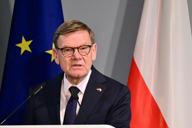 17 June 2026, Berlin: Germany's Foreign Minister Johann Wadephul speaks during the German-Polish Forum at the Federal Foreign Office in Berlin. The event marks the 35th anniversary of the German-Polish Treaty on Good Neighbourly Relations and Friendly Cooperation. Photo: Sebastian Christoph Gollnow/dpa