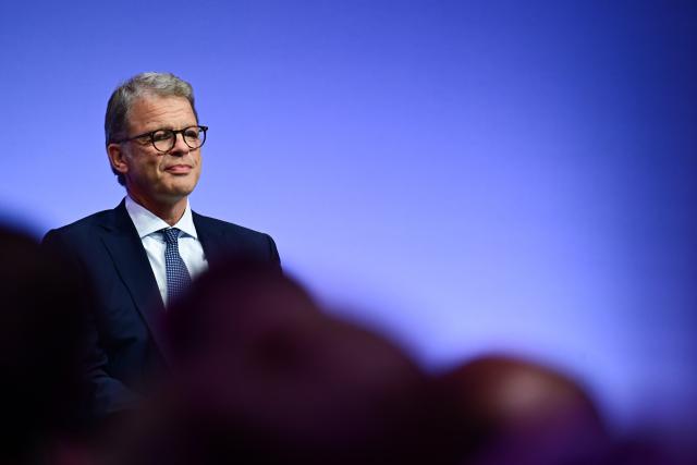 22 June 2026, Berlin: Christian Sewing, CEO of Deutsche Bank, attends a panel discussion at the 2026 Industry Day event organized by the Federation of German Industries. Photo: Sebastian Christoph Gollnow/dpa