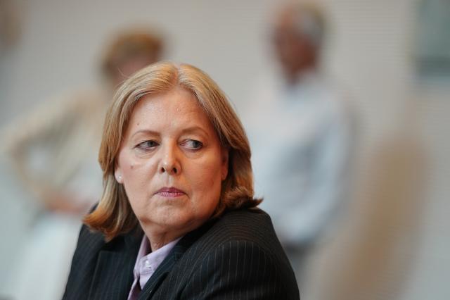 23 June 2026, Berlin: Baerbel Bas,  German Minister of Labor and Social Affairs and Social Democratic Party (SPD) Chair, attends the SPD parliamentary group meeting at the German Parliament (Bundestag). Photo: Kay Nietfeld/dpa